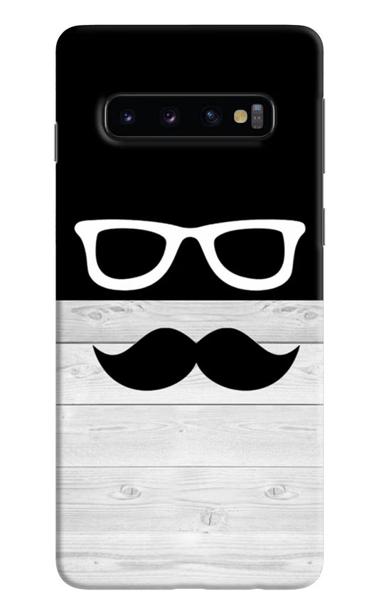 Mustache Samsung S10 Hard Case Back Cover by Casekaro