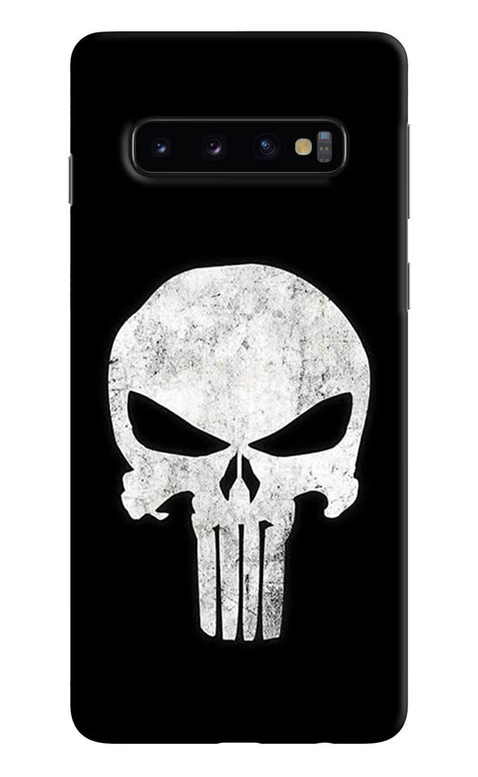 Punisher Skull Samsung S10 Hard Case Back Cover by Casekaro