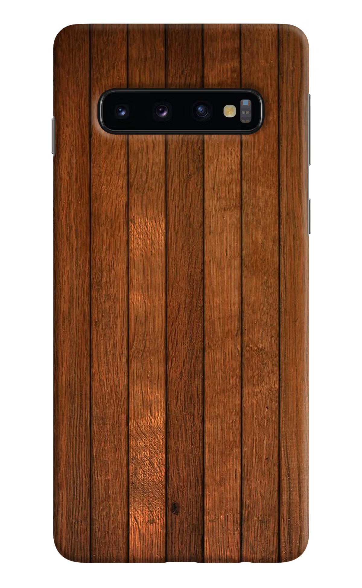Wooden Artwork Bands Samsung S10 Hard Case Back Cover by Casekaro