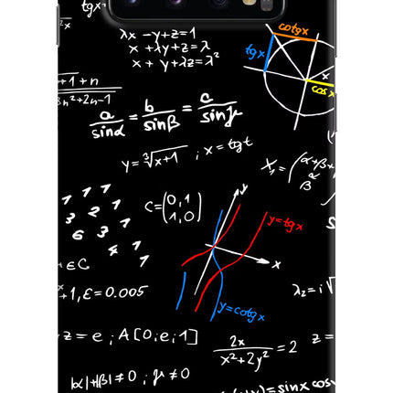 Mathematics Formula Samsung S10 Hard Case Back Cover by Casekaro