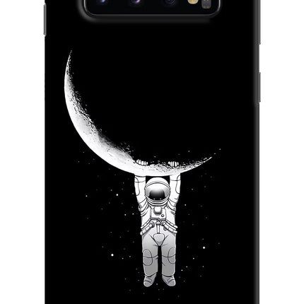 Moon Space Samsung S10 Hard Case Back Cover by Casekaro