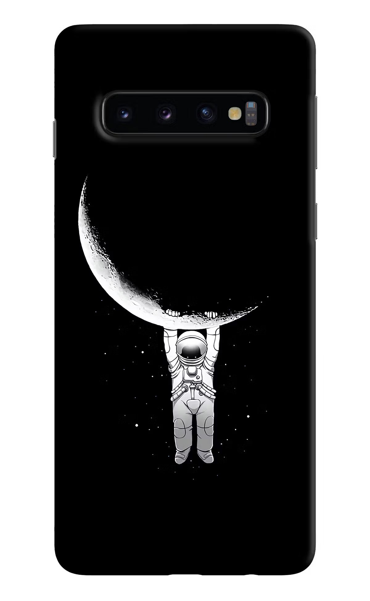 Moon Space Samsung S10 Hard Case Back Cover by Casekaro