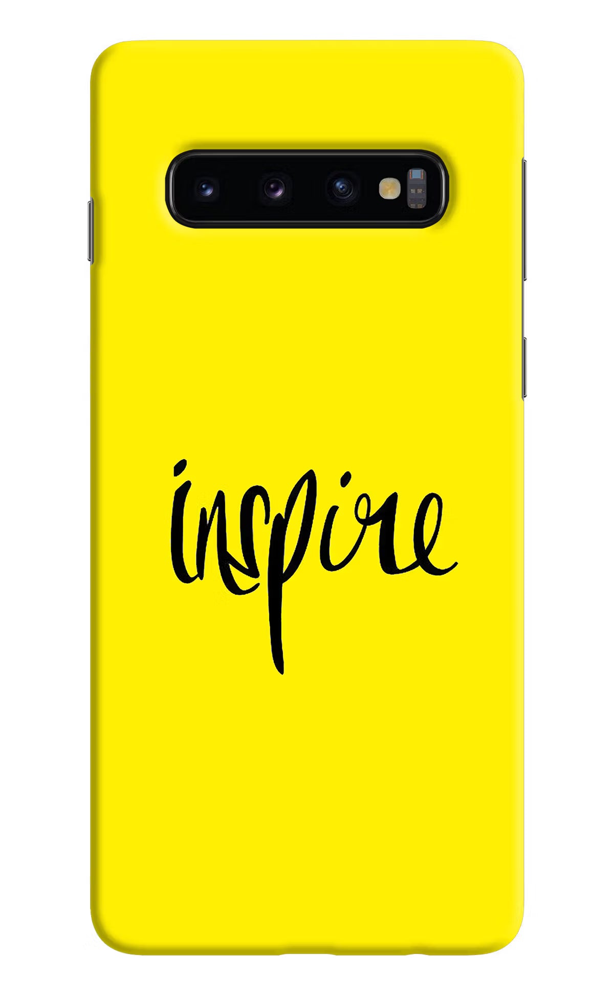 Inspire Samsung S10 Hard Case Back Cover by Casekaro