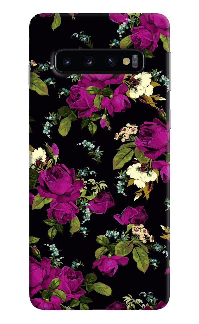 Flowers Samsung S10 Hard Case Back Cover by Casekaro