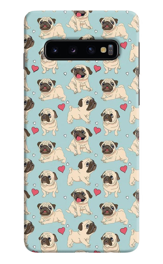 Pug Dog Samsung S10 Hard Case Back Cover by Casekaro