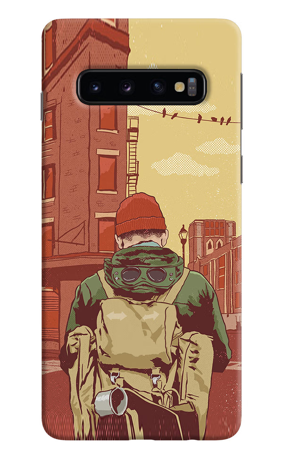 Adventurous Samsung S10 Back Cover, Hard case