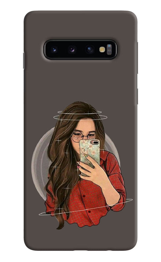 Selfie Queen Samsung S10 Hard Case Back Cover by Casekaro