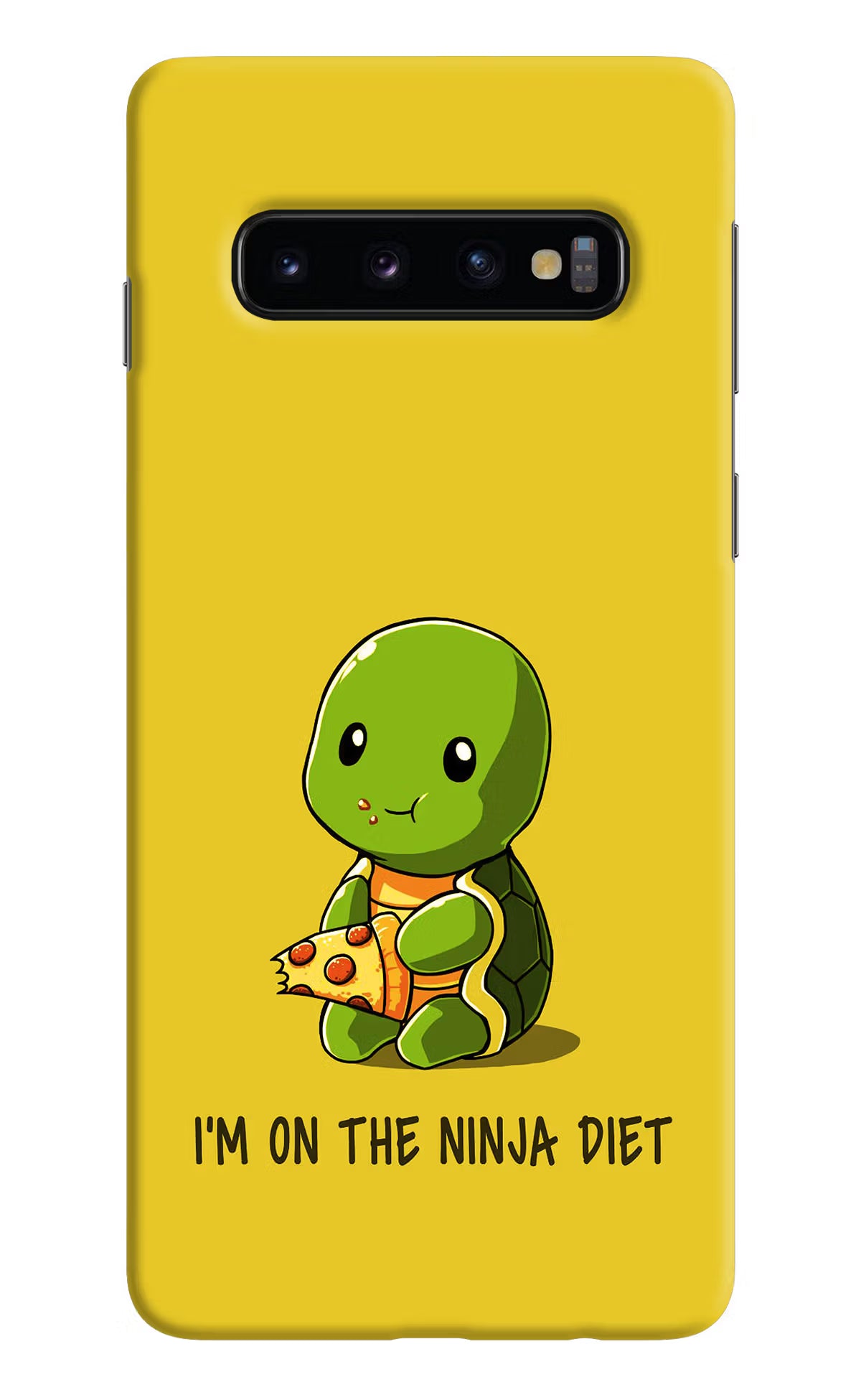 I'm on Ninja Diet Samsung S10 Hard Case Back Cover by Casekaro