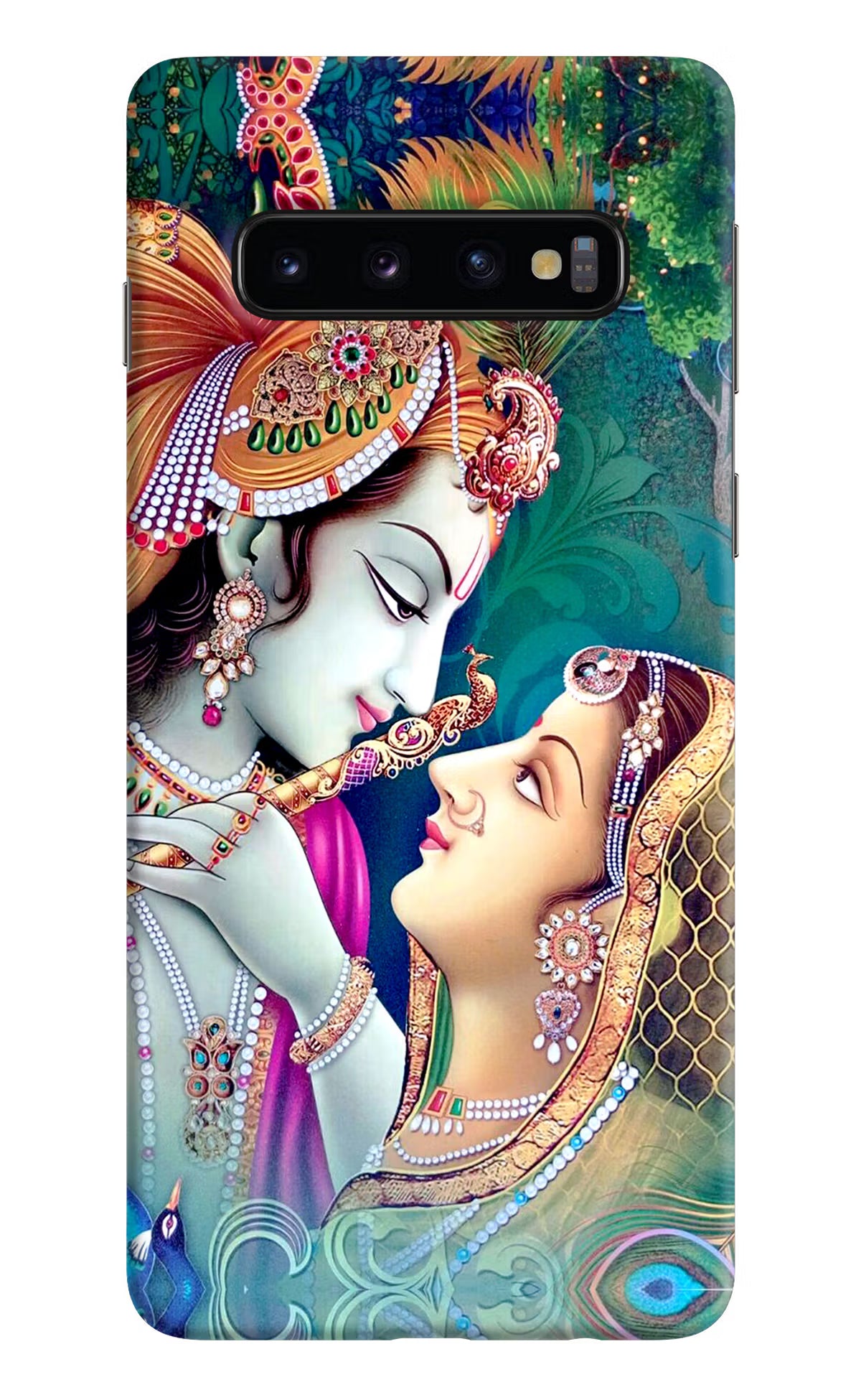 Lord Radha Krishna Samsung S10 Hard Case Back Cover by Casekaro
