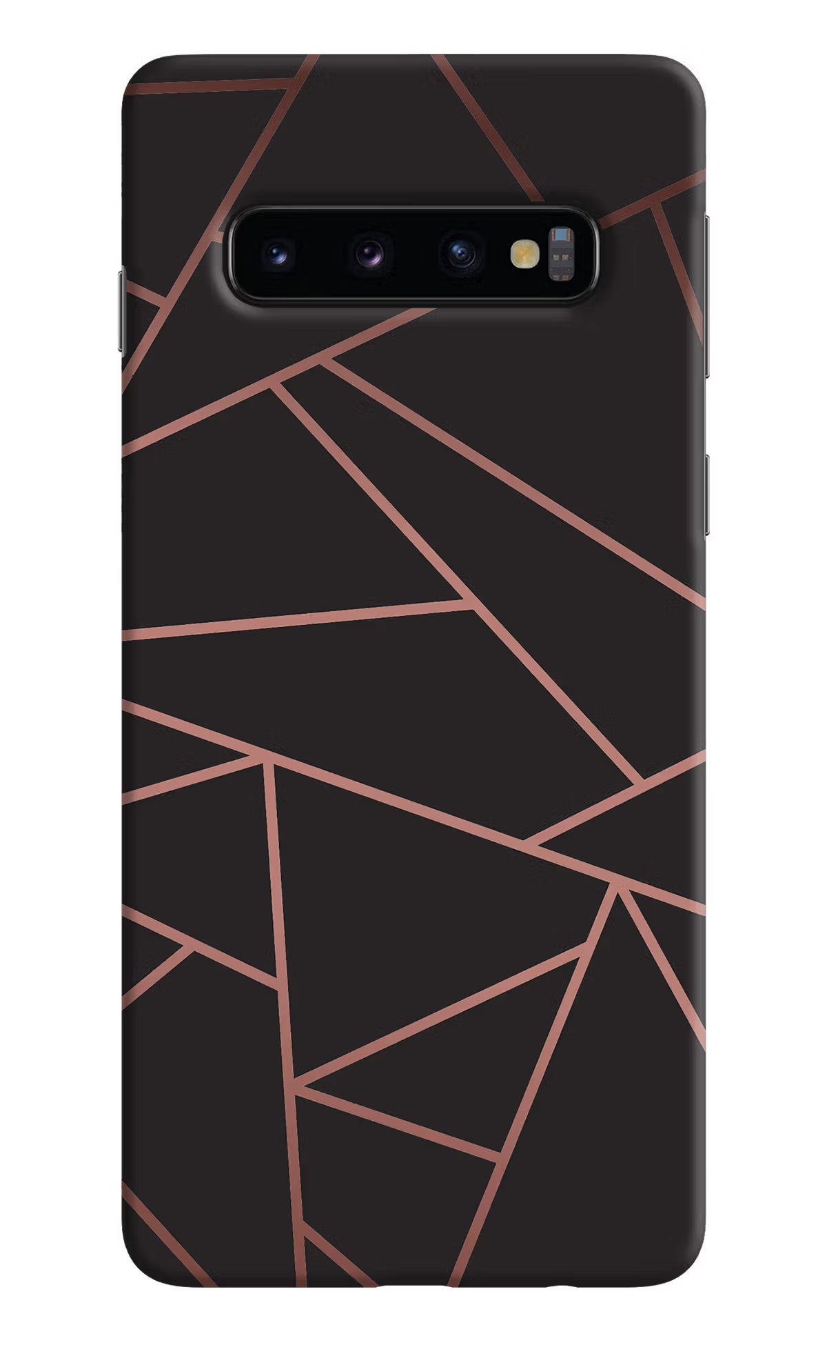 Geometric Pattern Samsung S10 Hard Case Back Cover by Casekaro