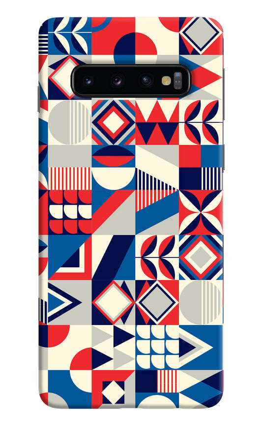 Colorful Pattern Samsung S10 Hard Case Back Cover by Casekaro