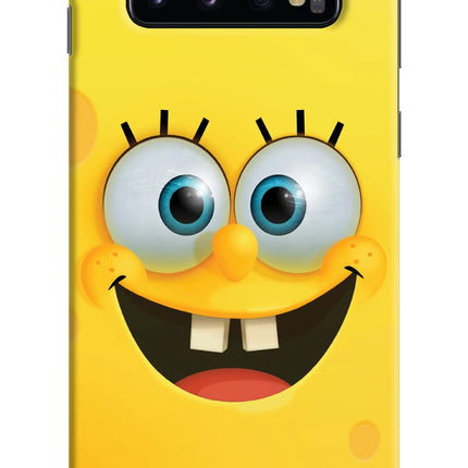 Sponge 1 Samsung S10 Hard Case Back Cover by Casekaro
