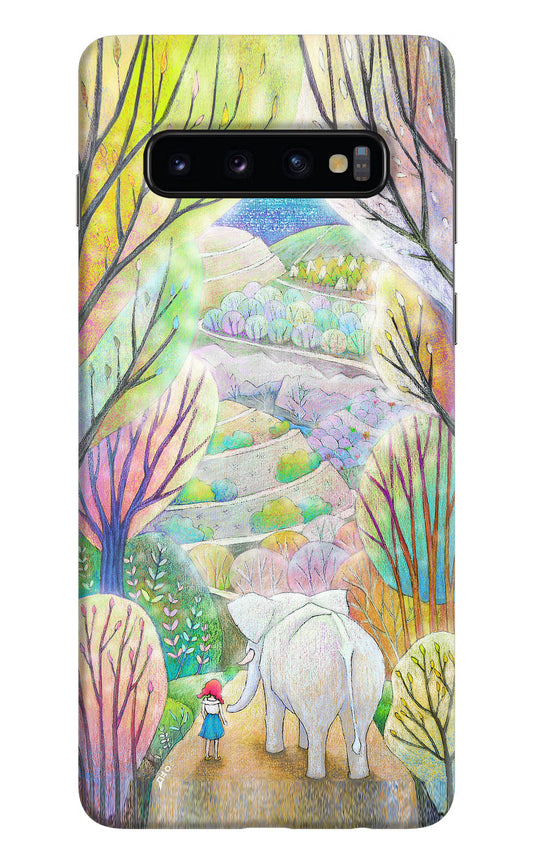 Nature Painting Samsung S10 Hard Case Back Cover by Casekaro