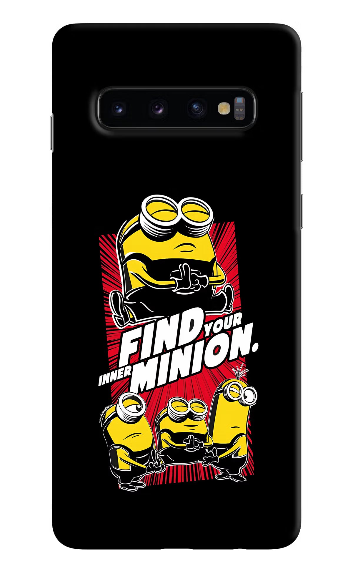 Find your inner Minion Samsung S10 Hard Case Back Cover by Casekaro