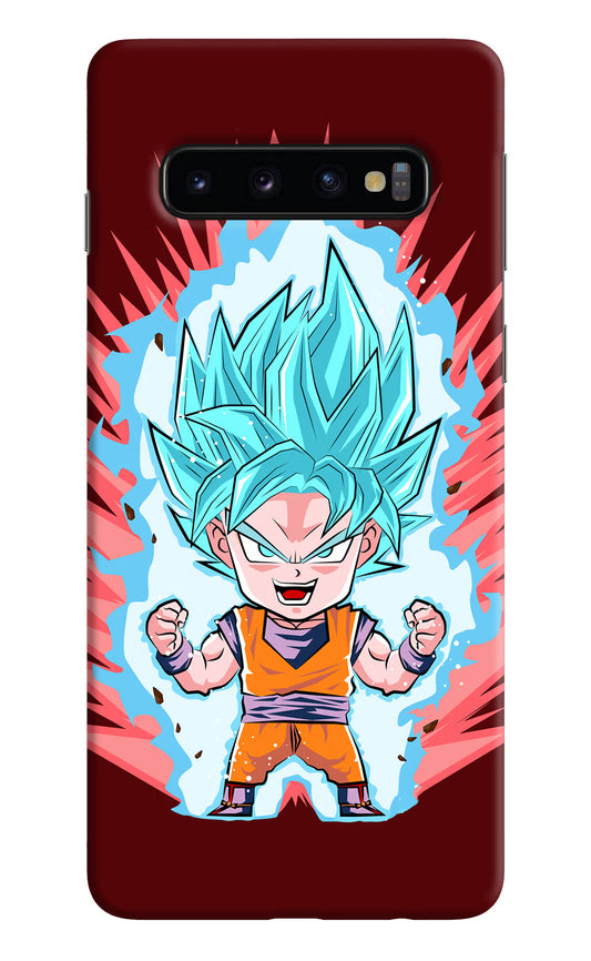 Goku Little Samsung S10 Hard Case Back Cover by Casekaro