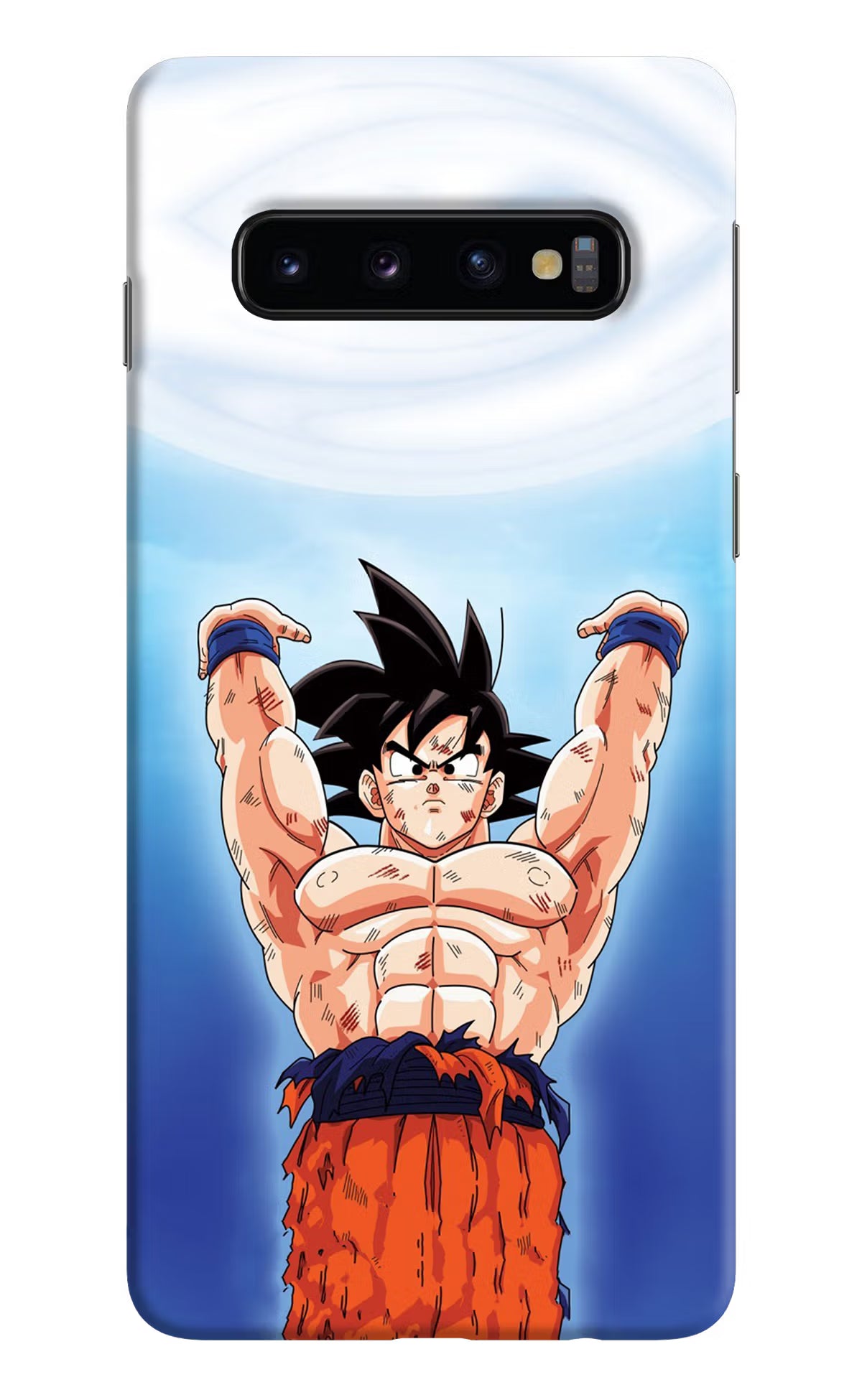 Goku Power Samsung S10 Hard Case Back Cover by Casekaro