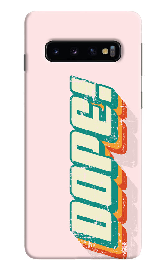 Dope Samsung S10 Hard Case Back Cover by Casekaro