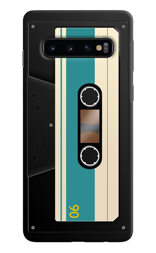 Cassette Samsung S10 Hard Case Back Cover by Casekaro