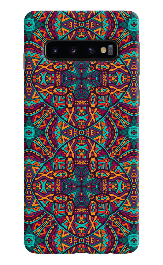 Colour Mandala Samsung S10 Hard Case Back Cover by Casekaro