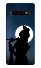 Shri Krishna Silhouette Samsung S10 Hard Case Back Cover by Casekaro