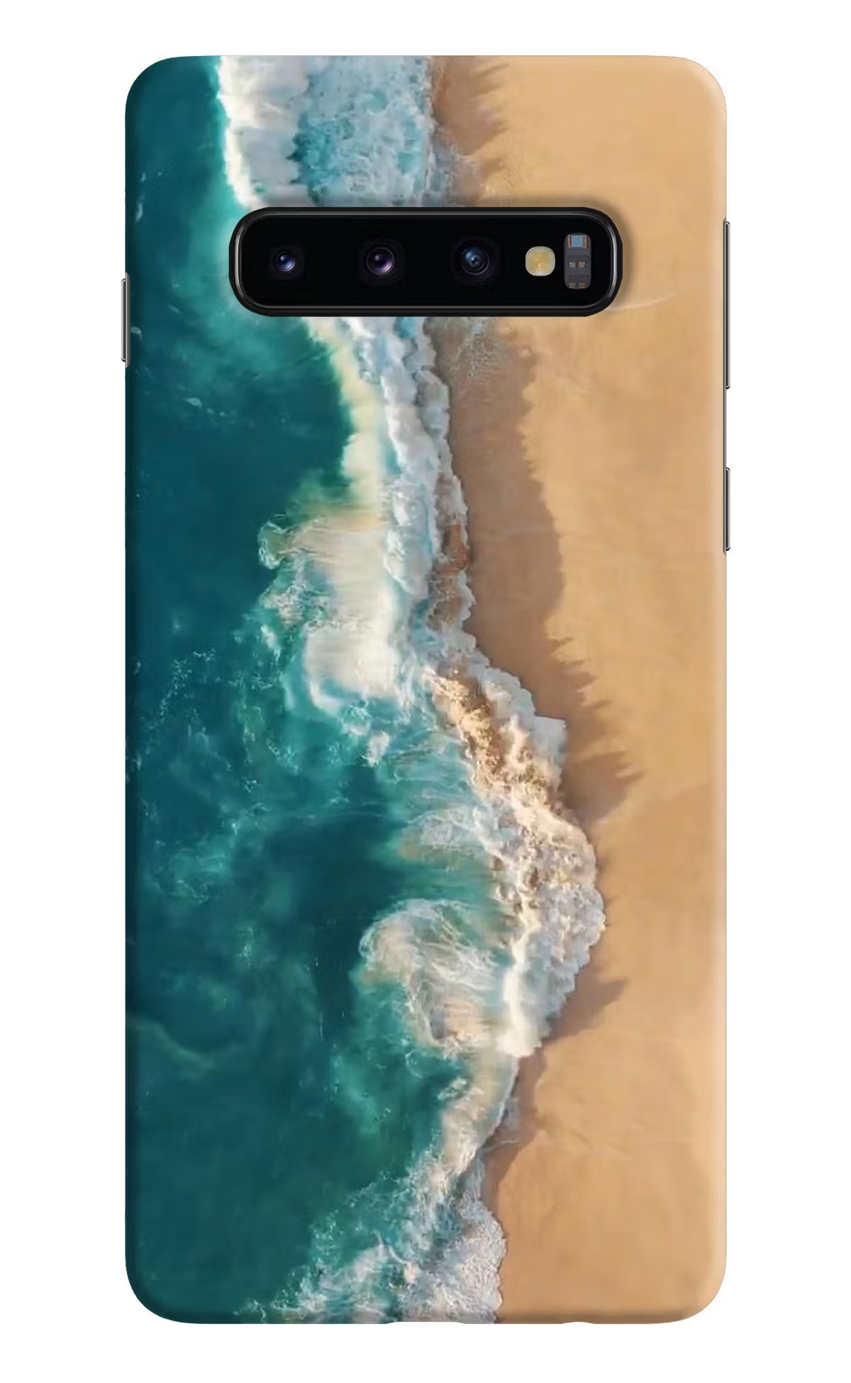 Ocean Beach Samsung S10 Hard Case Back Cover by Casekaro
