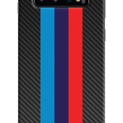BMW Stripes Pattern Samsung S10 Hard Case Back Cover by Casekaro