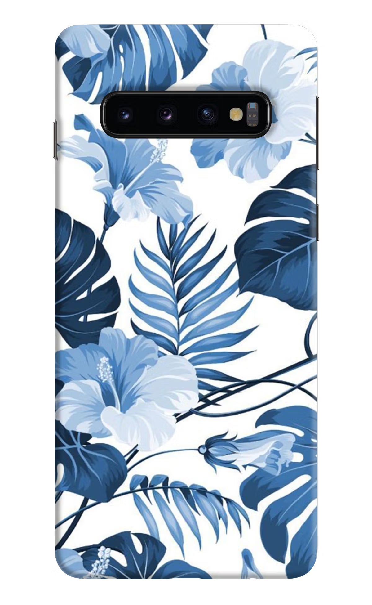 Fabric Art Samsung S10 Hard Case Back Cover by Casekaro