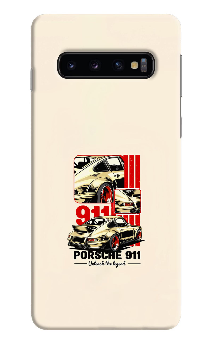 Classic Porsche 911 Samsung S10 Back Cover, Hard case