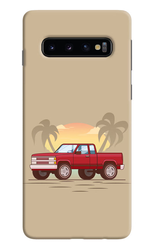 Desert Classic Drive Samsung S10 Hard Case Back Cover by Casekaro
