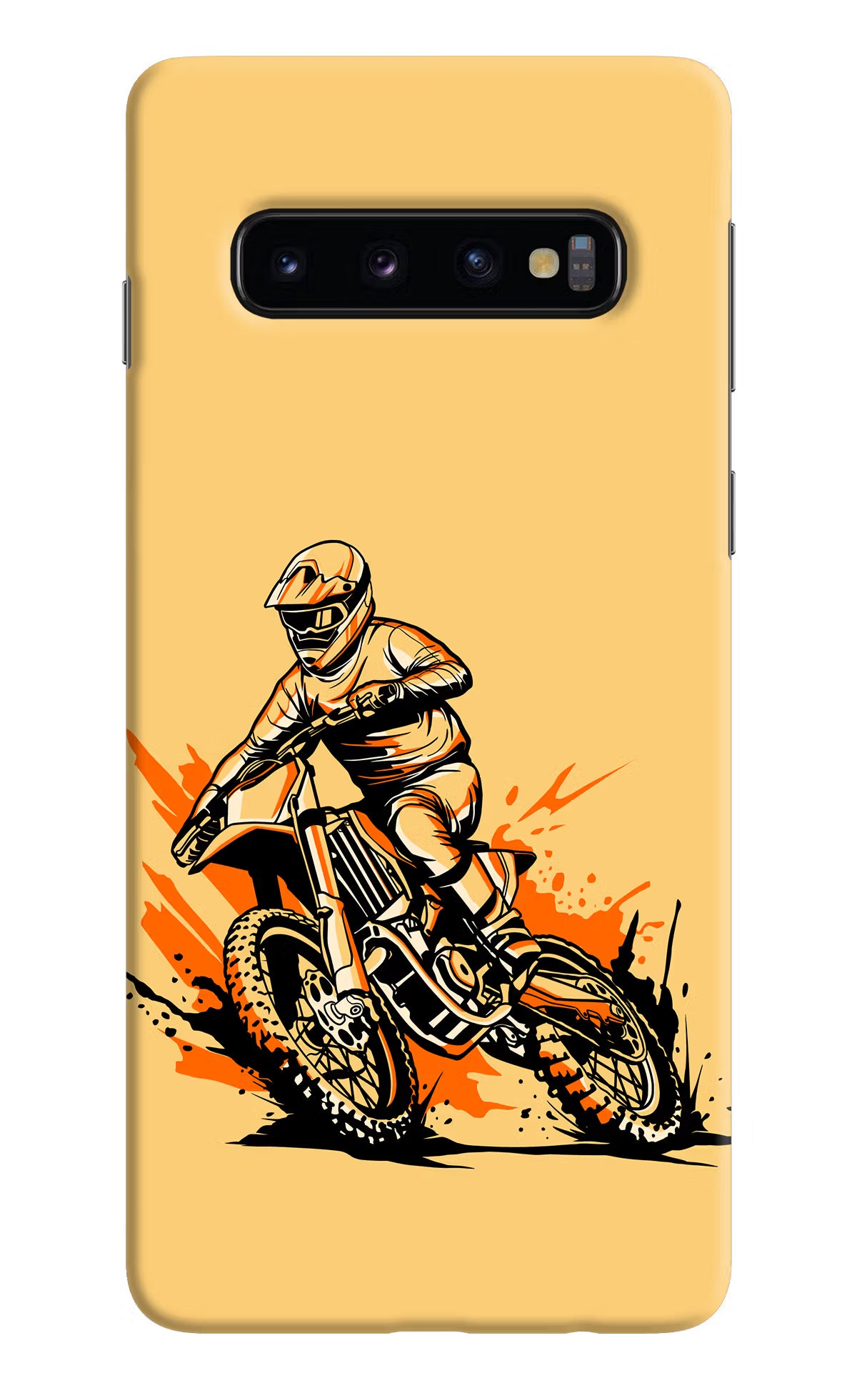 Off-Road Fury Samsung S10 Hard Case Back Cover by Casekaro