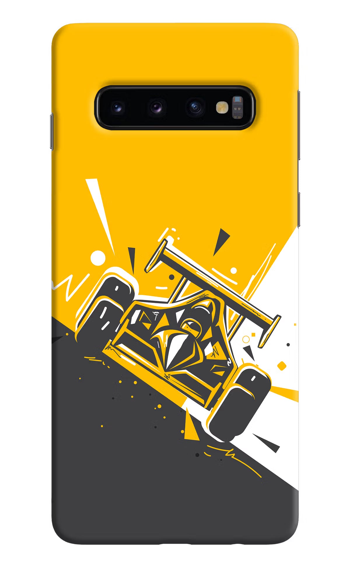 Track King Samsung S10 Hard Case Back Cover by Casekaro