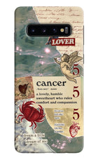 Cancer Zodiac Samsung S10 Hard Case Back Cover by Casekaro