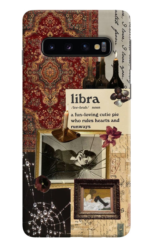 Libra Zodiac Samsung S10 Hard Case Back Cover by Casekaro