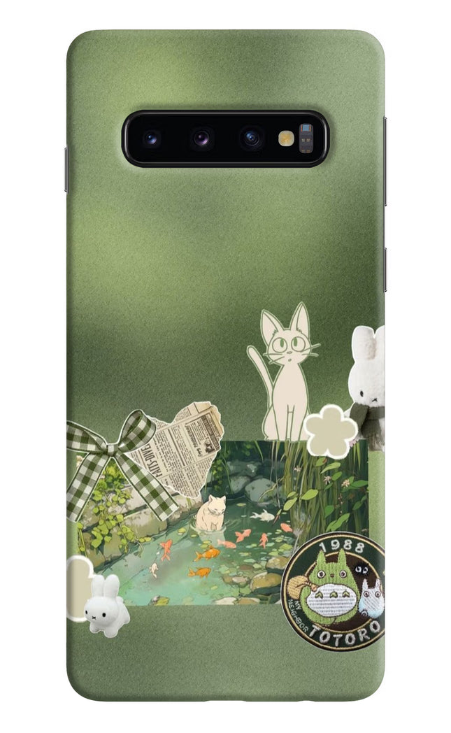 Aesthetic anime Samsung S10 Hard Case Back Cover by Casekaro