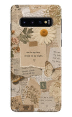 Vintage case Samsung S10 Hard Case Back Cover by Casekaro