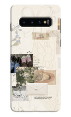 Soft Aesthetic Samsung S10 Hard Case Back Cover by Casekaro