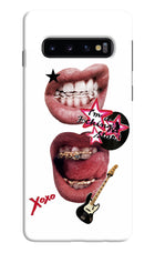 Rockstar Samsung S10 Hard Case Back Cover by Casekaro