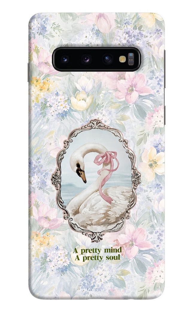Pretty Mind Pretty Soul Samsung S10 Hard Case Back Cover by Casekaro