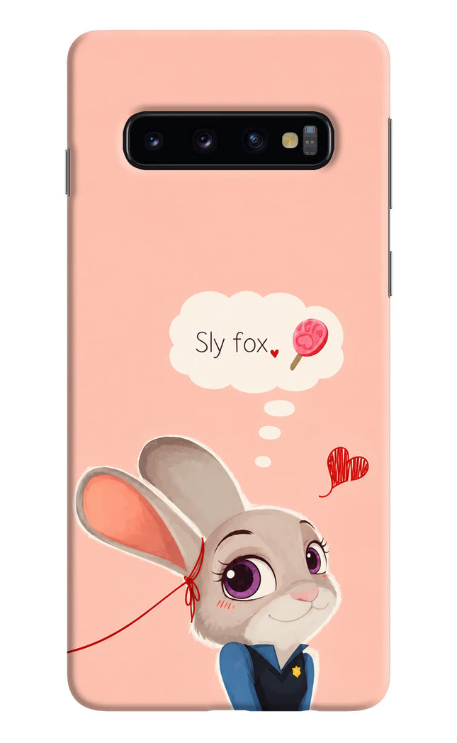 Judy Charm Samsung S10 Hard Case Back Cover by Casekaro