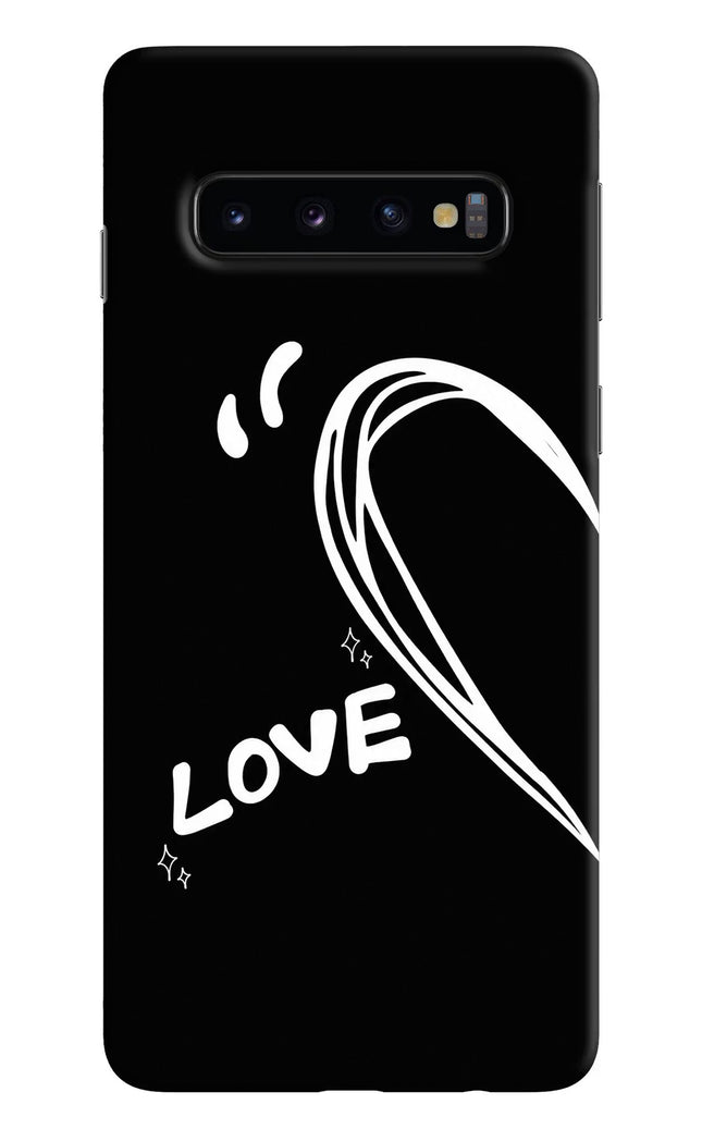Love Line Samsung S10 Hard Case Back Cover by Casekaro