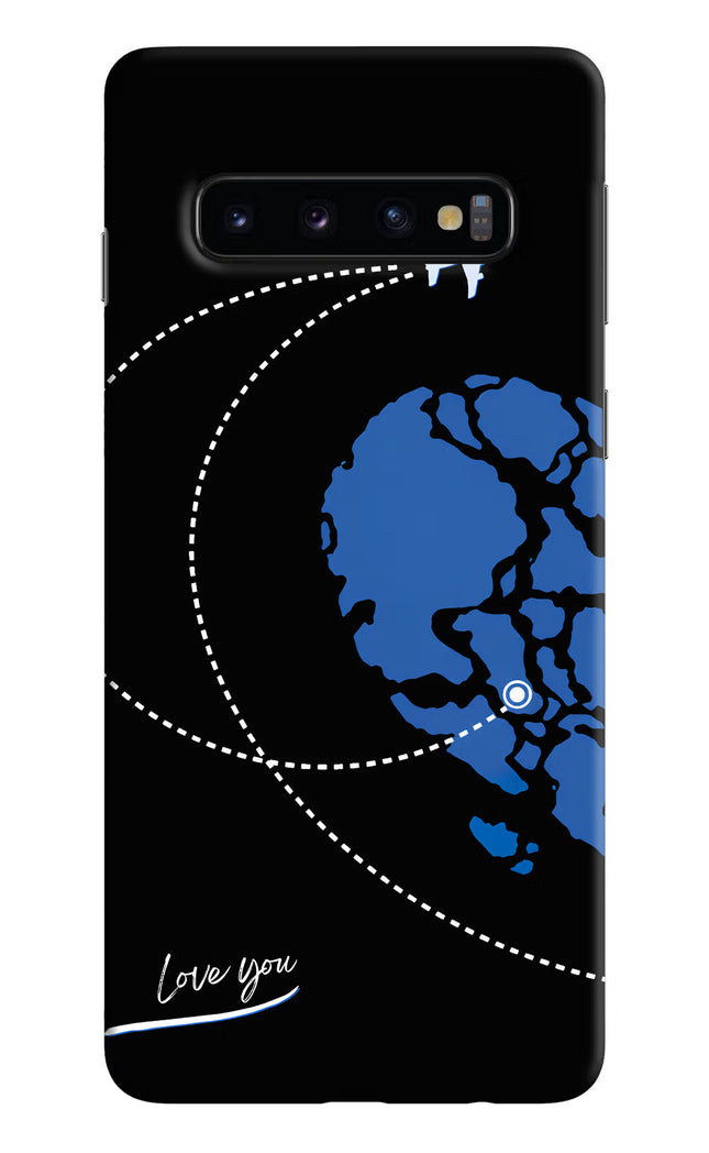 Love Orbit Samsung S10 Hard Case Back Cover by Casekaro