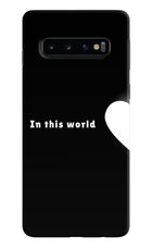 This World Samsung S10 Hard Case Back Cover by Casekaro