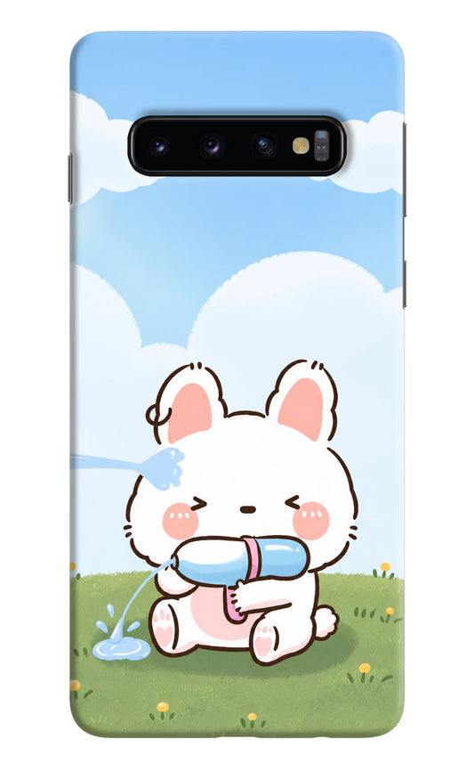 Bunny Treat Samsung S10 Hard Case Back Cover by Casekaro