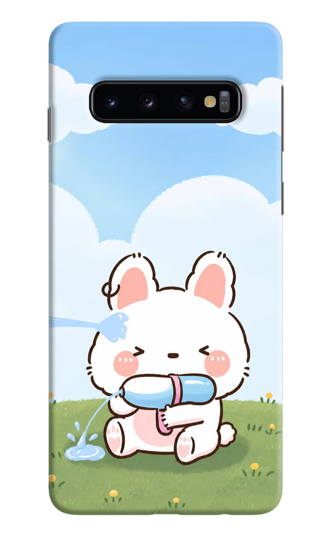 Bunny Treat Samsung S10 Hard Case Back Cover by Casekaro