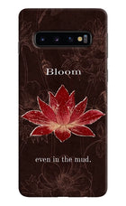 Bloom Samsung S10 Hard Case Back Cover by Casekaro