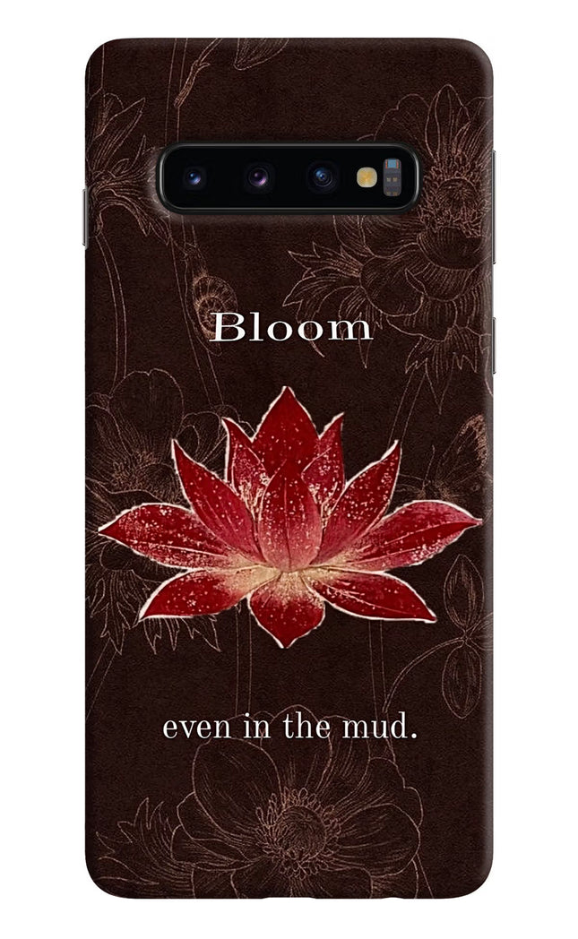 Bloom Samsung S10 Hard Case Back Cover by Casekaro
