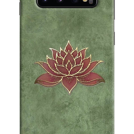 Lotus Grace Samsung S10 Hard Case Back Cover by Casekaro