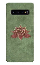 Lotus Grace Samsung S10 Hard Case Back Cover by Casekaro