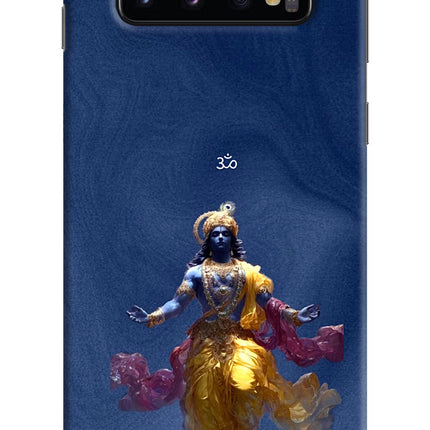 Cosmic Krishna Samsung S10 Hard Case Back Cover by Casekaro