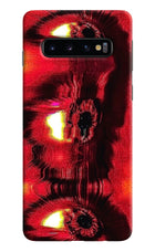 Fire Eye Samsung S10 Hard Case Back Cover by Casekaro